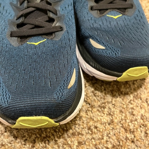 Hoka Men's Blue Coral and Black Athletic Shoes - Picture 4 of 15